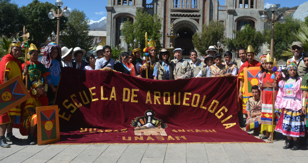 Escuela de Arqueología de UNASAM celebra VIII aniversario