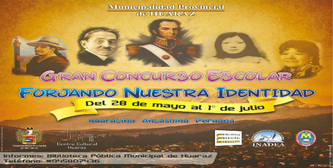 Convocan a escolares huaracinos a concurso de literatura