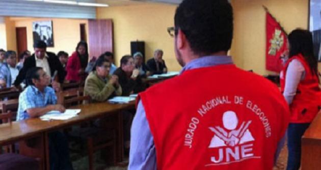 JNE realiza 600 jornadas de capacitación electoral