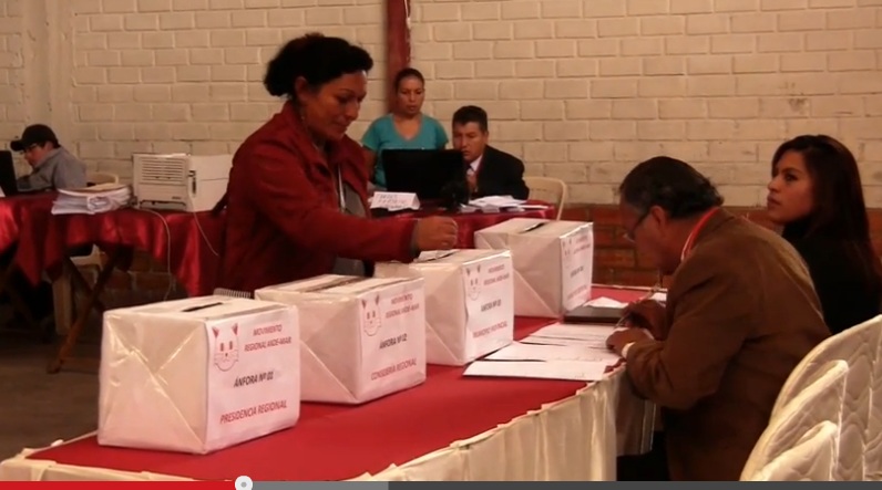 Agrupación política regional Ande-Mar realizó elecciones internas