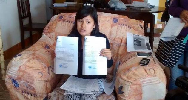 Onagi restituyó garantías personales a Fiorela Nolasco y a su familia