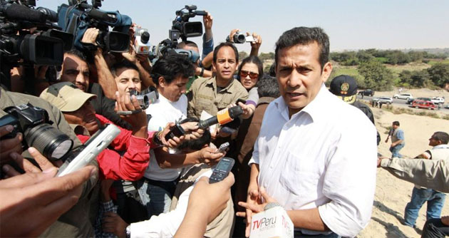 Humala anuncia sesión de Consejo de Ministros en Áncash