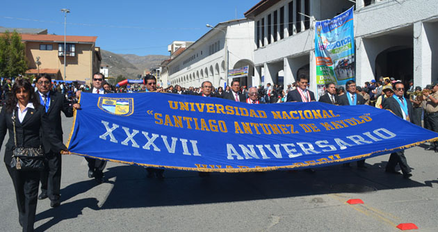 Universitarios eligieron a los representantes de la Federación de Estudiantes de la UNASAM