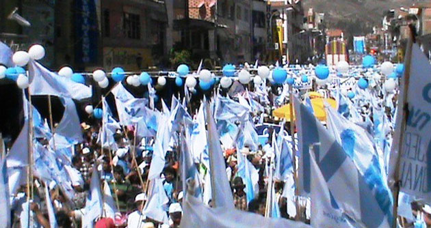 El Maicito, Andemar y Waldo Ríos, cierran campaña en Huaraz rumbo a las elecciones del 5 de octubre