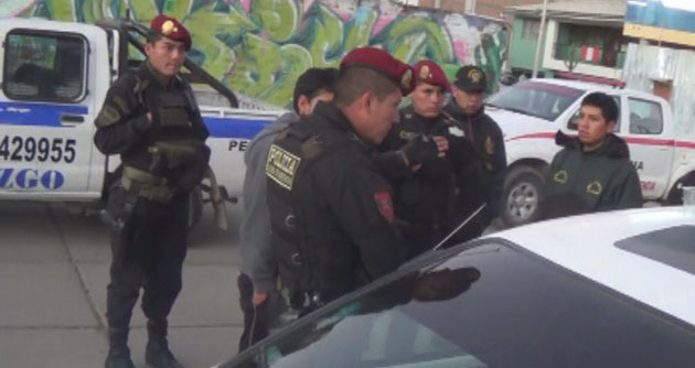 Intervienen a cuatro presuntos asaltantes en el parque FAP