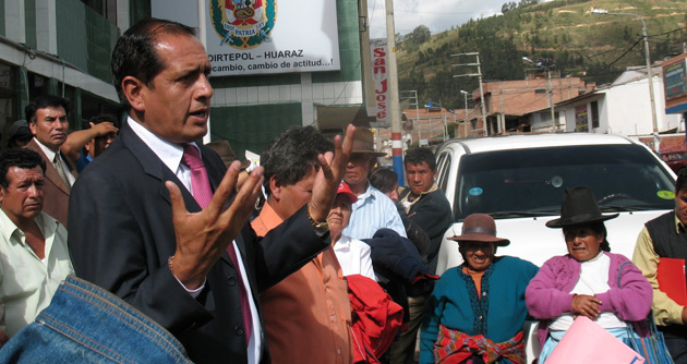 José "Pepe" Mallqui candidato a la vicepresidencia regional de Ancash por el Partido Humanista Peruano