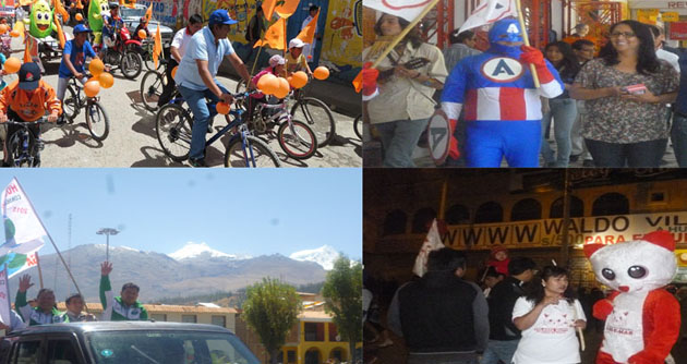 Partidos y movimientos políticos echan mano de la creatividad la campaña electoral