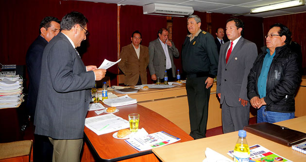 Juramentaron nuevos miembros del comité regional de seguridad ciudadana