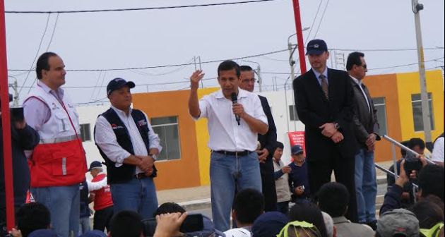 Presidente Humala apoyará la ejecución de obras paralizadas en Áncash