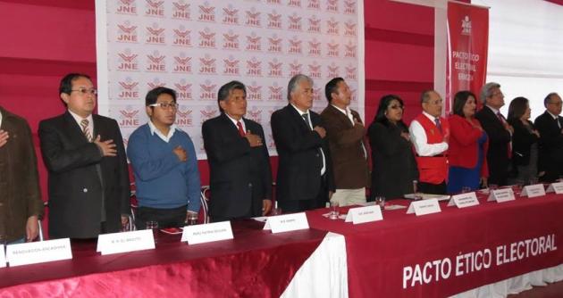 “El Maicito” suscribe compromiso de no violencia en firma de Pacto Ético Electoral