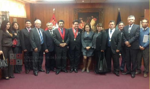 Jueces y auxiliares de la Corte de Justicia de Áncash inician pasantía en Tacna
