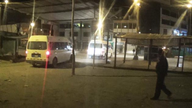 Se retiraron vehículos de paradero a Caraz para inicio de obra del boulevard