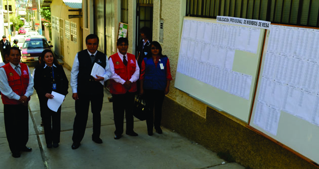 ODPE Huaraz eligió a 4,092 ciudadanos como miembros de mesa