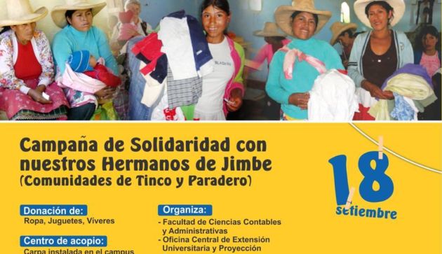 Jimbe: Estudiantes de USP inician campaña de apoyo a pobladores de zona rural