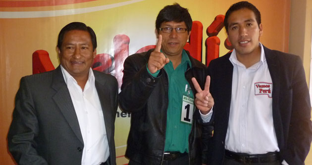 Andrés Garay de Vamos Perú y Jorge Salas del Manpe suben en Independencia