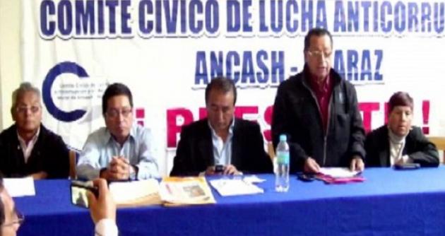 Huaraz: Mañana se realizará movilización contra la corrupción y la impunidad