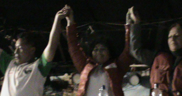 Candidatos proponen Challhua para nuevo mercado y ofrecen hacer obras de defensa ribereña