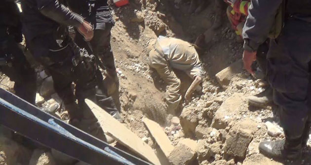 Identifican cadáver de anciano sepultado en construcción de vivienda de adobe