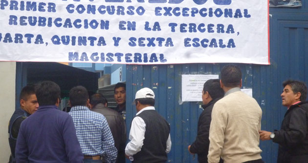 Gobierno Regional y DREA publicarán resultados del Concursos del reubicación docente