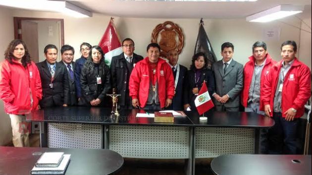 Aija: Presidente de la CSJA visitó juzgados de Paz y Mixto de la provincia