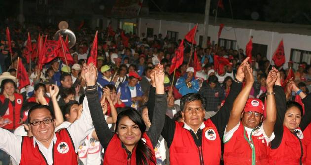 Mautino y candidatos del Manpe lideraron mitin multitudinario en Jimbe