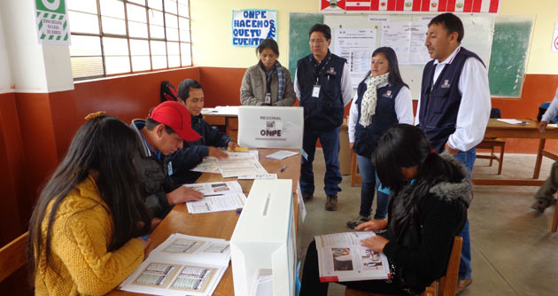 Tres colegios concentran mayor cantidad de votantes en Recuay y sus distritos