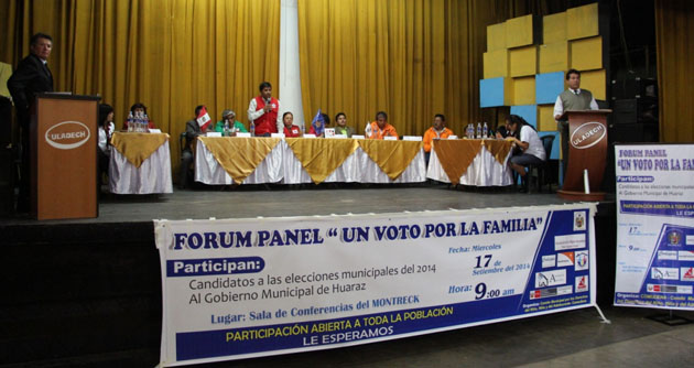 Candidatos se comprometen a implementar proyectos para la protección familiar y seguridad ciudadana