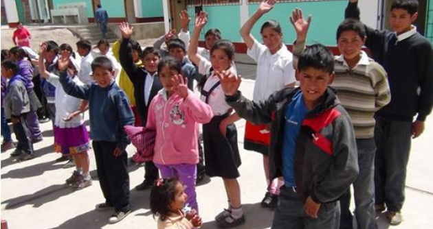 Escolares de Santa Cruz de Pichiu beneficiados con mejor infraestructura educativa