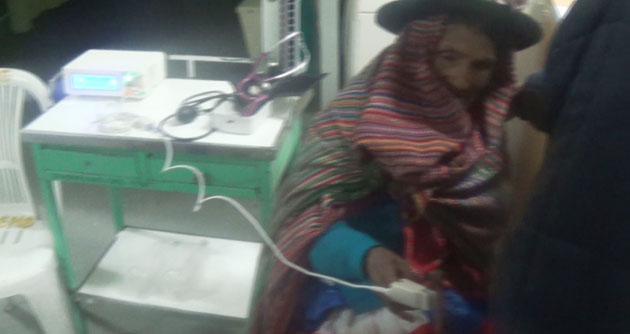 Serenos ayudan a una anciana desamparada procedente de Vicus