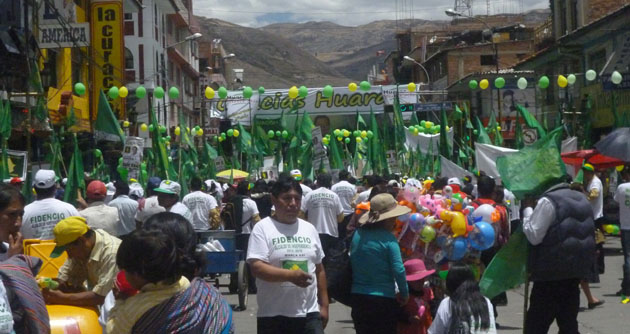 Renovación Ancashina no superó mitin de Juntos por Huaraz en cierre de campaña