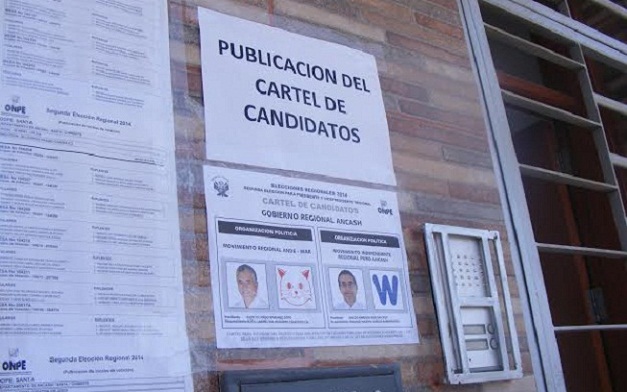 Odpe del Santa publicó modelo de cédula de sufragio para elecciones en Ancash