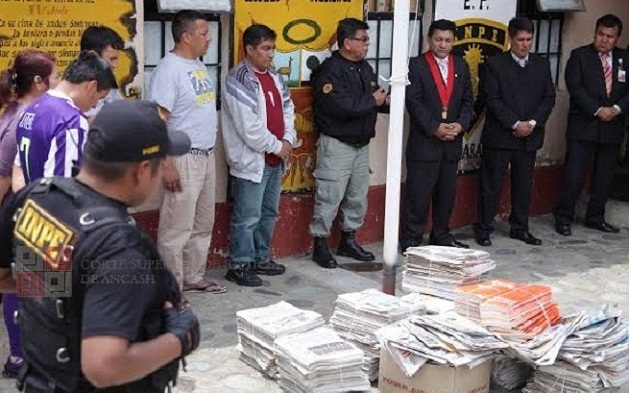 CSJAN entregó papel periódico a talleres productivos del penal de Huaraz