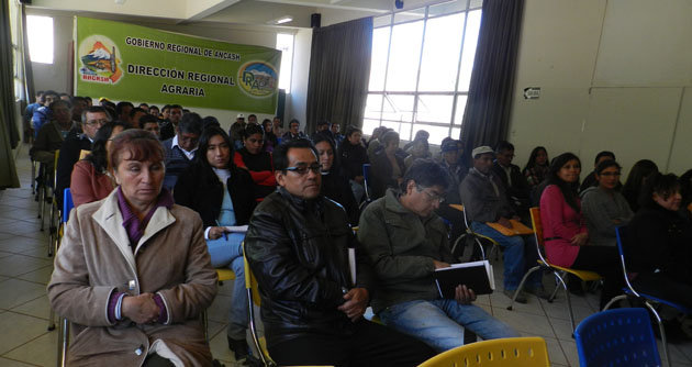 Dirección de Agricultura capacita a los responsables de las agencias agrarias de Ancash