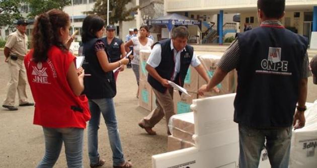 Material electoral en Áncash no será entregado hasta confirmación de candidaturas