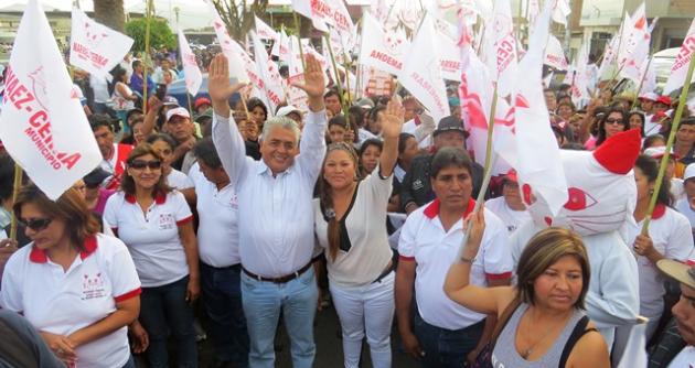 Ricardo Narváez de Andemar cerrará su campaña mañana