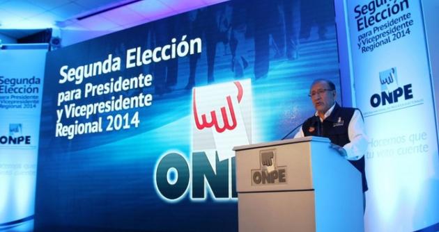 ONPE: Actas procesadas al 100% en 13 de las 14 regiones donde hubo segunda vuelta