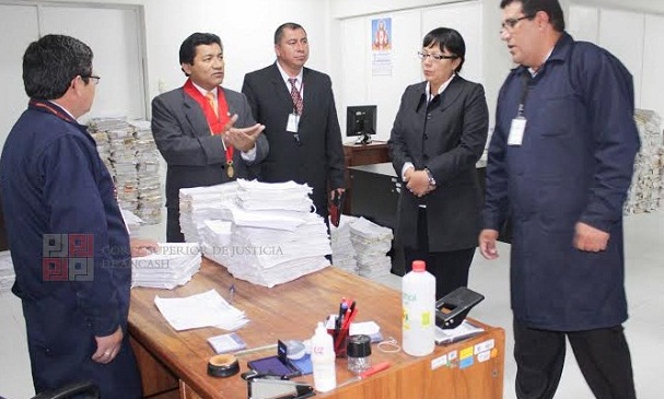 Odecma realiza acciones preventivas y de control en la Corte de Justicia de Áncash