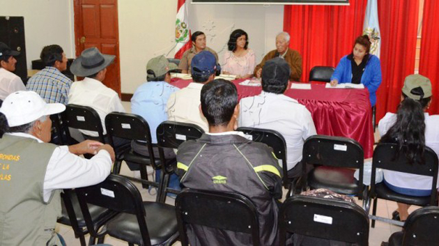 Autoridades de Huaylas sostienen reunión con rondas campesinas de la provincia