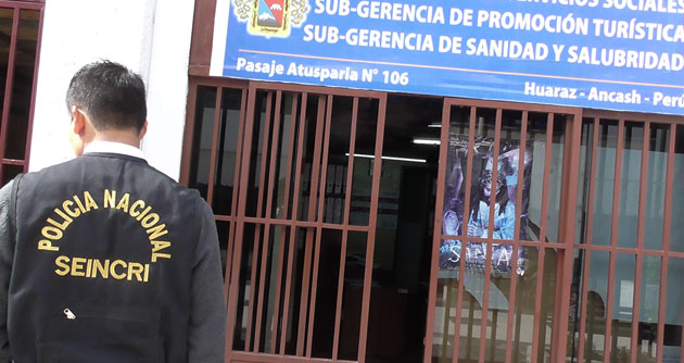 Denuncian robo de bienes de la sub gerencia de servicios sociales de la Municipalidad de Huaraz