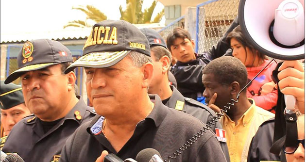 Ministro Urresti se reunió con familiares del ex alcalde de Cátac y supervisó reubicación de comerciantes en Huaraz