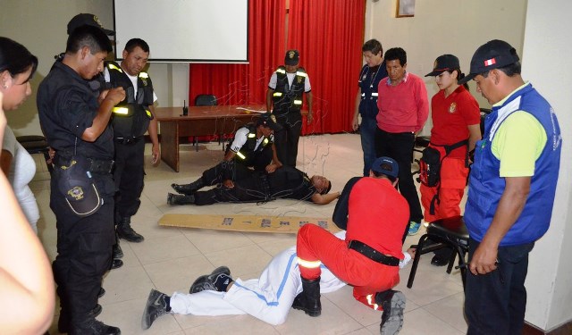 Personal de serenazgo de Huaylas fue capacitadio en primeros auxilios