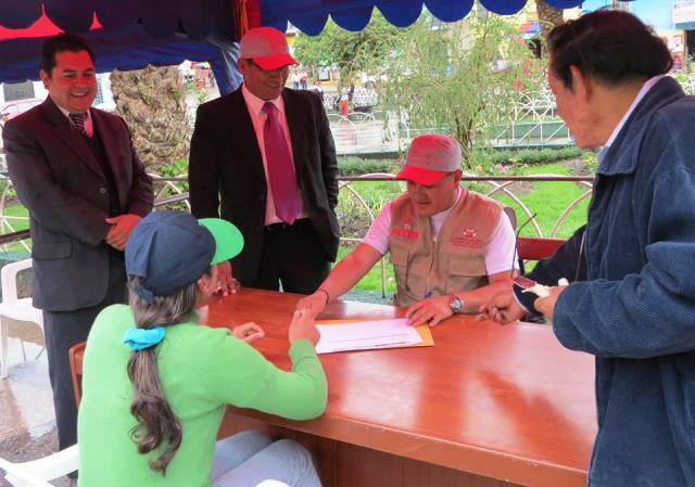 Más de 150 ciudadanos de Huari fueron orientados en temas de derechos alimentarios