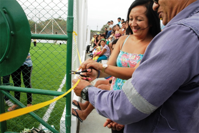 Inauguran moderno complejo deportivo en la provincia de Huarmey