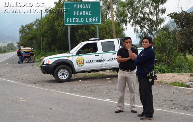 Huaylas: Municipio y Sutran realizan operativo de control a transporte interprovincial
