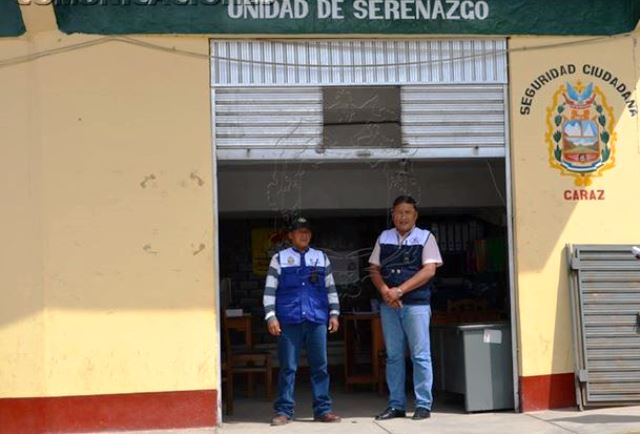 Populoso barrio en Caraz ya cuenta con puesto de auxilio de serenazgo