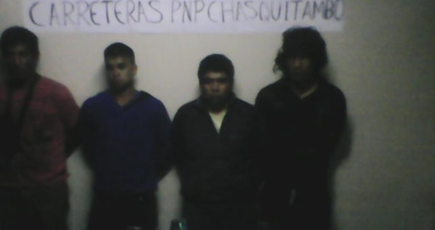 Policía desarticula peligrosa banda de asaltantes “los griferos de Barranca”