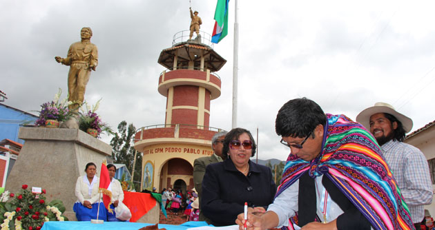 Institucionalizan sesión descentralizada en honor a la rebelión de Atusparia en Marián