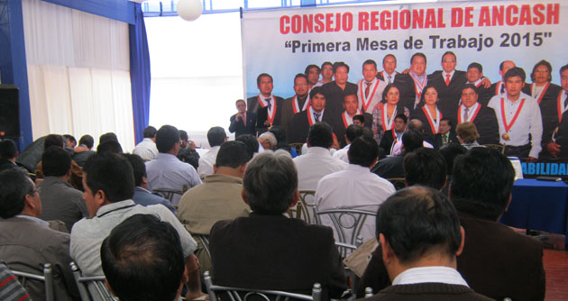 Consejo Regional cumplió Primera Mesa de Trabajo con alcaldes provinciales y distritales de Ancash