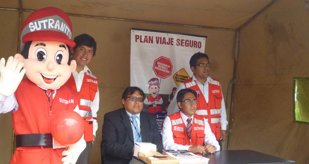 SUTRAN prepara operativos por Semana Santa en control de vehículos interprovinciales