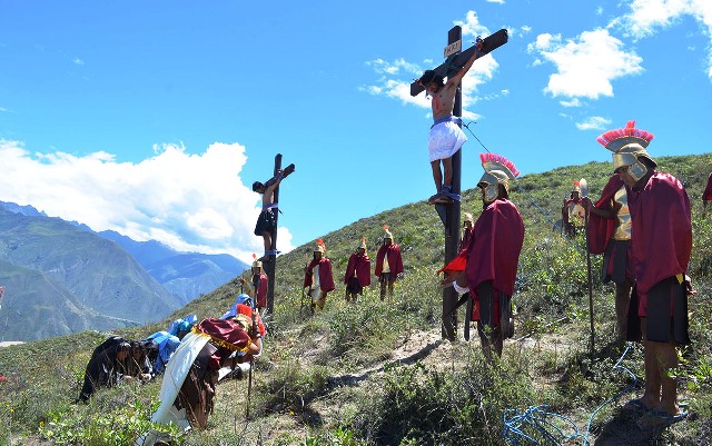 Caraz: Escenificación de vía crucis será en cerro San Juan